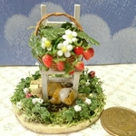 ミニチュアの花(苺のナチュラルガーデン)