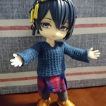 腰巻き風チェックシャツRBu