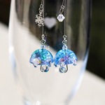 [★PSYCHE☆] 雪模様のアンブレラ ピアス/イヤリング