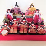 和紙製ひな人形☆３段雛☆３P