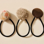 3本セット♡クルミボタンのヘアゴム