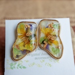 ビオラ×春色ピアス、イヤリング