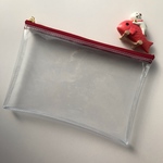 ガーネット★PVC★クリア★透明★pvc★#PVC★ビニールポーチ★シンプル