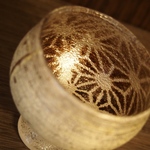   asanoha ぐい呑 黒