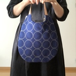 oval bag *⚮* tambourine dop生地 ネイビー色 使用*⚮*