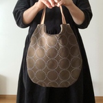 oval bag *⚮* tambourine dop生地 カーキ色 使用*⚮*