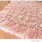 nana2904さん専用　*　PinkMix color 三角ストール&変わり編みショールset　*