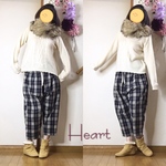 お袖 裾 お首 お花型の暖か柔らかゆったりニット💖かわいい。デート❣️❣️