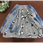 mamiii61様用【110size】フリーススモック☆パンダ