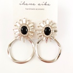 《再販3》2way flower bijou × ring pierce ／ earring