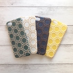 【全４色】刺繍 サークル レース ＊iPhoneケース スマホケース＊