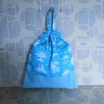 ☆SALE☆　体操服きんちゃく＜きょうりゅう＞水色