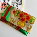 錦糸刺繍の御朱印帳ケース(2冊入れ)