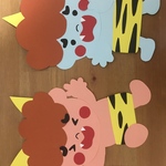 節分鬼の壁面飾り