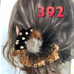 再販！No.392 クラシカル エレガントな ポニーフック ヘアクリップ ブローチ ピン ハットピン