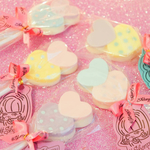  食べれます❗ダブルハートのロリポップチョコ  　バレンタインチョコレート　デコレーションチョコレート　デコチョコ　shonpy 