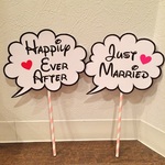Weddingプロップス(Disneyフォント)