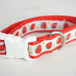 【sale】23.5-33ｃｍ中型犬★いちご★首輪