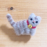 こねこブローチ