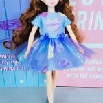 224 リカちゃん エレガント ボリューミー  ドレス 服 ワンピース