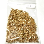 ◆送料無料◆19g ピアス 金具 留め具 キャッチ  マットゴールド 大人ゴールド 素材 パーツ