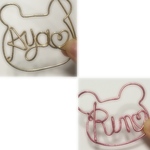 ワイヤーネームストラップ