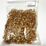 ◆送料無料◆36g ボールチップ マットゴールド 大人ゴールド ネックレスやブレスレットに 金具 パーツ 素材