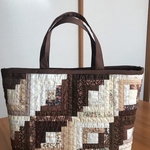 【送料無料】パッチワークバック☆裁判所の階段のトートバッグ