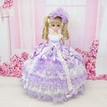 リカちゃん お姫様ドレス 一点物☆パープル