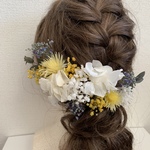 ヘアアクセ 結婚式 
