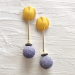 イエロー×ブルーピアス