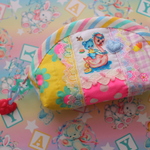hana*ハンドメイド★レトロアニマルのミニミニポーチ♪くま
