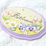 トールペイント❤春の花のミニプレート❤受注製作