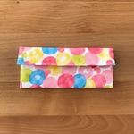 再販3＊水彩風ドット&ハートのカトラリーケース