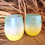  indonesian yellow300ml ペアグラス(2個)