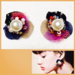 ふわくしゅピアス
