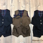 mirainiaruku様オーダーベビーフォーマルスーツ（チェック）