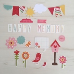 アルバムデコレーション素材   ＊HAPPY MEMORY＊