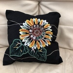 向日葵ミニクッション