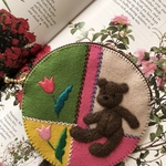 🧸felt  de patchwork🧸コインケース