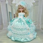 リカちゃん お姫様ドレス 一点物☆ミント