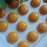 【6個】 18mm 春 ビタミン カラー オレンジ カボション