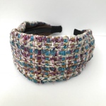 LINTON TWEED♡素敵なツイードをシンプルに♡ミックスカラーツィード♡カチューシャ♡幅広
