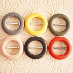 6個 32ｍｍ レザー風バックル ベルト 6色