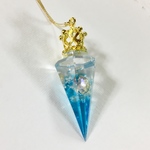 海の欠片 ペンデュラムネックレス レジン