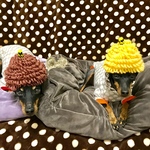小型犬用 節分 鬼ヅラ帽子