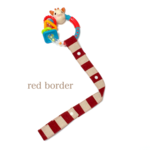 トイストラップ＊Red border＊おもちゃストラップ
