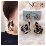 No.35 ゴールド レオパード ピアス イヤリング