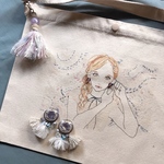 THANK YOU bag＊パレードタッセルピアス+サコッシュ【4】