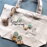 THANK YOU bag＊パレードタッセルピアス+ミニトート【3】